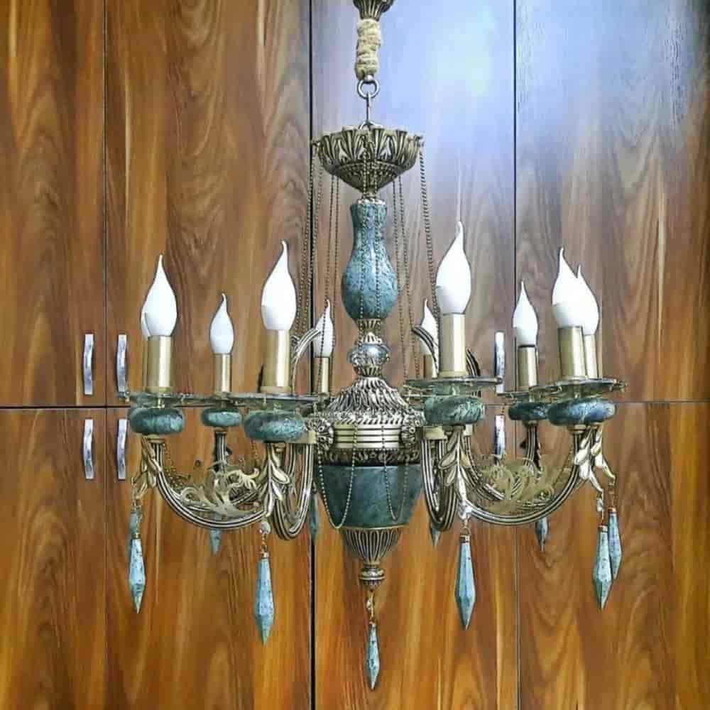 لوستر لوتوس با آویزهای اشکی
